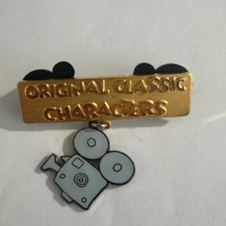 2002 Disney Catalog Original Classic Characters Pin Movie Camera Dangle Pin (A0)