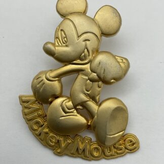 2005 Disney Japan M&P 100 Relief Goldtone Mickey Mouse Pin LE 900 G6