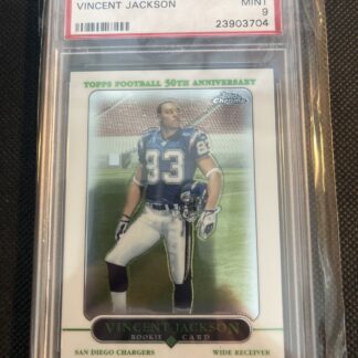 2005 Topps Chrome #179 Vincent Jackson PSA 9 Rookie Card