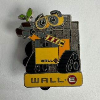 2014 Disney Booster Pin Pixar Wall-E Holding a Boot with a Plant Disney Pin E2