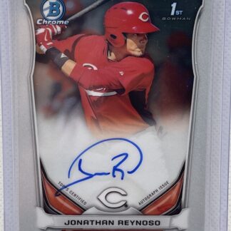 2014 TOPPS 1ST BOWMAN CHROME AUTO #BCAP-JRE JONATHAN REYNOSO