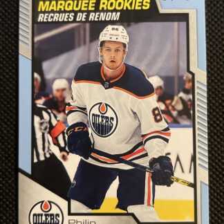 2020-21 O Pee Chee Blue Boarder SP Marquee Rookies Philip Broberg Card