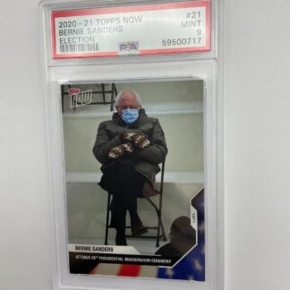 2020 Topps Now Election Bernie Sanders #21 - PSA 9