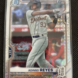 2021 Bowman Chrome Adinso Reyes #BCP-21 MOJO Refractor RC-Tigers