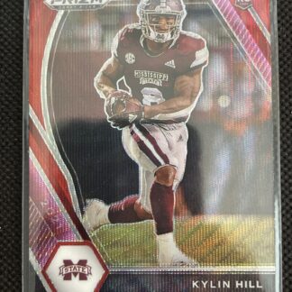 2021 Panini Prizm Draft Picks  KYLIN HILL Red SP Mississippi