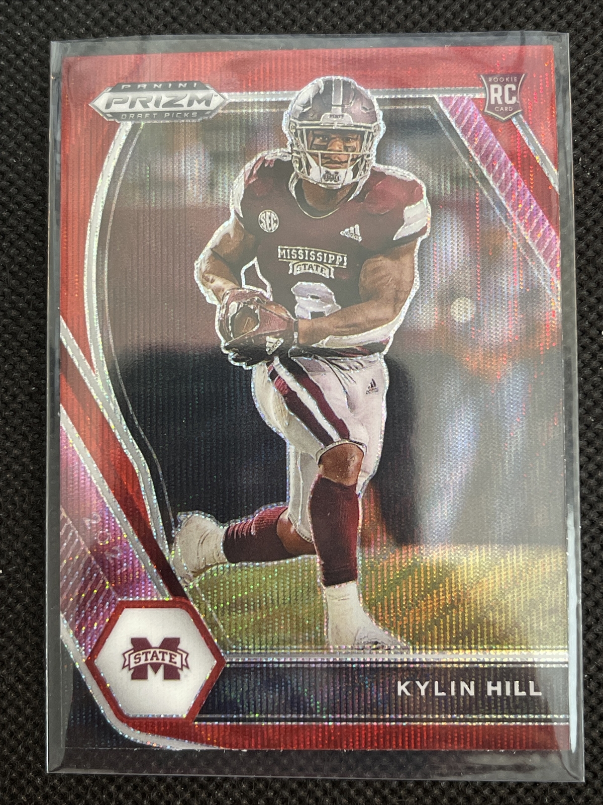 2021 Panini Prizm Draft Picks KYLIN HILL Red SP Mississippi
