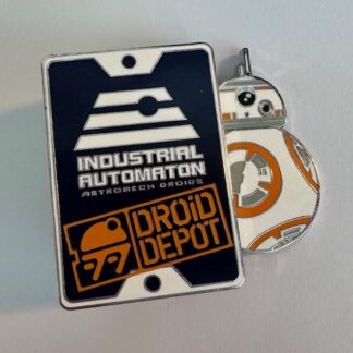 2021 Star Wars Galaxy Edge Droid Depot Pin, LE 3000 Slider BB-8 ,R2-D2 (D5)