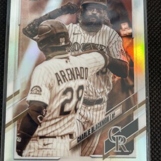 2021 Topps Chrome #67 Charlie Blackmon Sepia Refractor Rockies