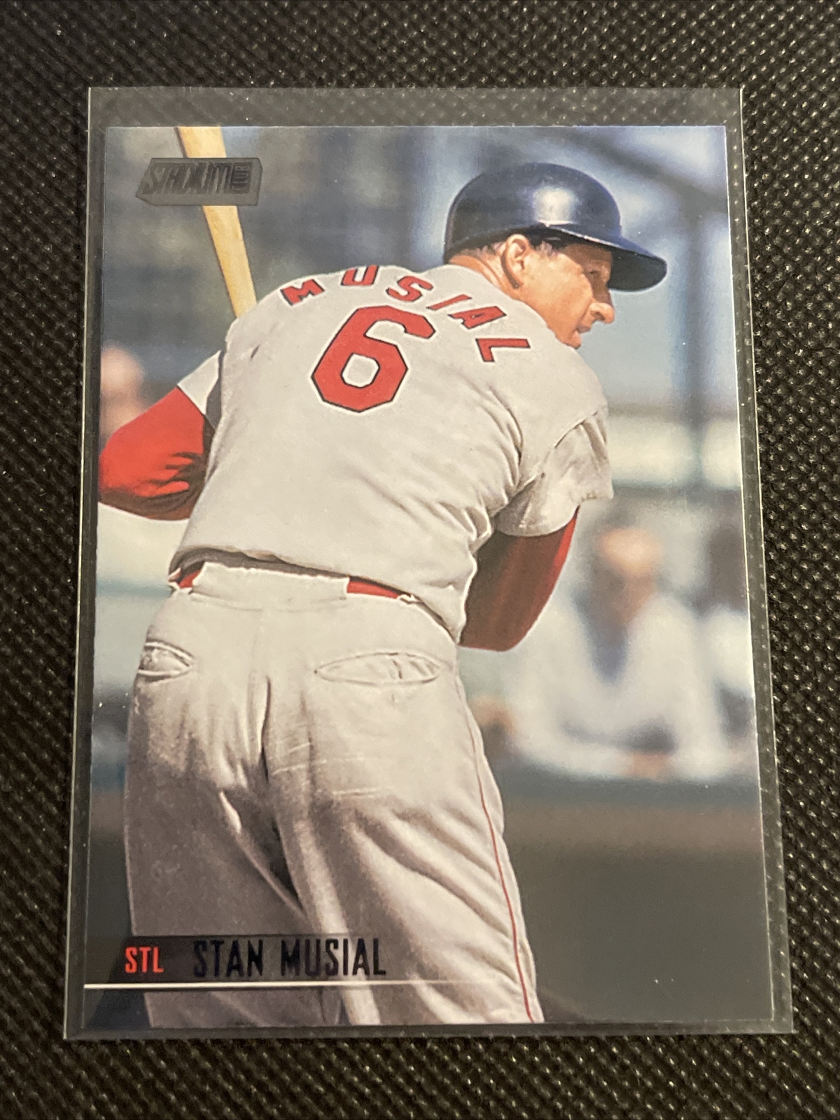 2021 Topps Stadium Club Black Parallel #137 Stan Musial - St. Louis Cardinals