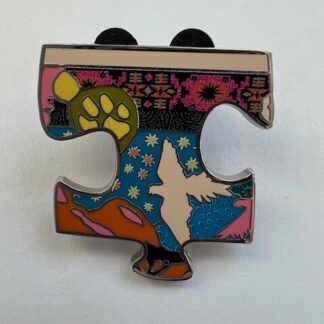 2023 Disney Mystery Pin WDW Animal Kingdom Puzzle Piece Top Center Edge (D3)