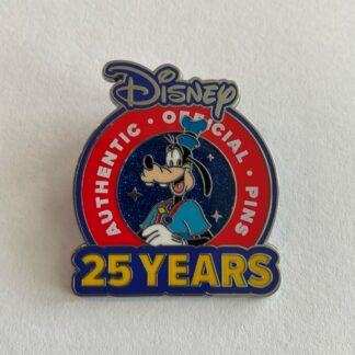 2025 Disney Celebrating 25 Years Of Pin Trading Mystery Pin Goofy LR F4