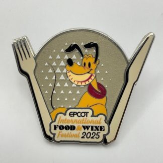 2025 WDW Disney Epcot Food & Wine Festival Mystery Box Pluto Empanada Pin E0