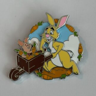 2026 Disney Parks Winnie The Pooh Yellow Rabbit & Piglet Carrot Disney Pin H7