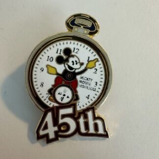 45th Disneyland Ingersol Watch Railroad Partners Mickey LE Pin (C8)