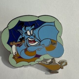 Aladdin 30th Anniversary LR Mystery Aladdin Kissing Genie Disney Pin C8