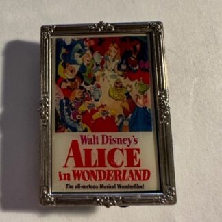 Alice in Wonderland movie poster from Animation pin LE 250 (A8)