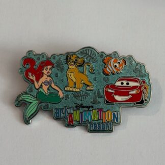 Ariel Simba Nemo Lightening McQueen Disney's Art of Animation 2018 Disney Pin H7