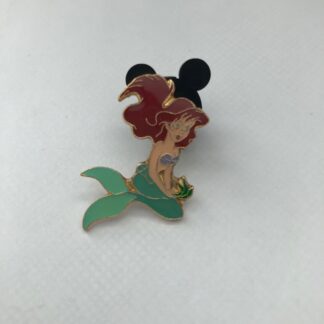 Ariel Sitting with Flower The Little Mermaid Arthus Bertrand Euro Disney Pin
