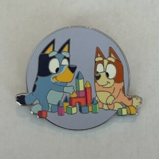 Bluey x Disney Parks Bluey Bingo Building Castle with Blocks 2026 Disney Pin H7