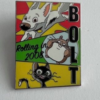 Bolt Countdown to Disney's Bolt #1 Rhino Mittens Rolling in 2008 Disney Pin F7