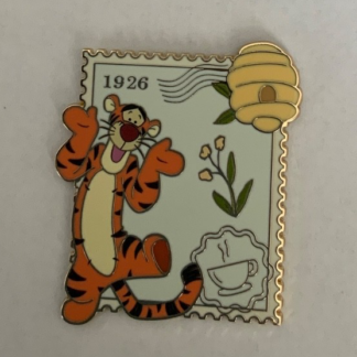 Boxlunch Winnie Pooh & Friends Postage Stamp Mystery Set Tigger Pin H1