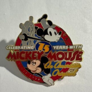 Celebrating 75 Years With Mickey Mouse And American Original Disney Pin (E1)