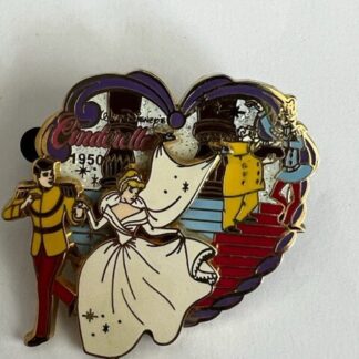 Cinderella Prince Charming Wedding Cinderella 1950 History LE Disney Pin (A1)