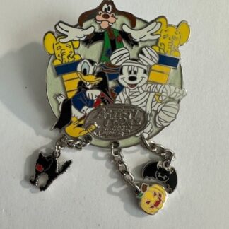 DCA Haunted Hollywood Dangle 2001 Artist Choice Donald Mickey Disney Pin (A3)