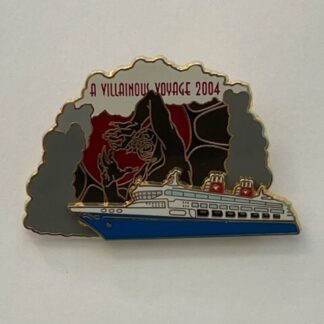 DCL A Villainous Voyage 2004 Cruise Chernabog With Ship Slider Disney Pin (D0)
