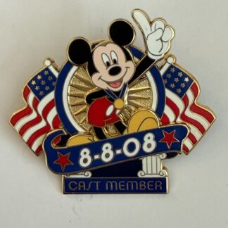 DEC Cast Member Bejing Olympics Opening Games Mickey 2008 Disney Pin G2