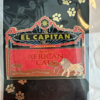 DISNEY DSF AFRICAN CATS EL CAPITAN MARQUEE LE 150 PIN HTF