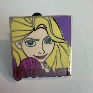 DISNEY PIN RAPUNZEL COURAGE TANGLED FROM 2016 PRINCESS MYSTERY COLLECTION (D8)