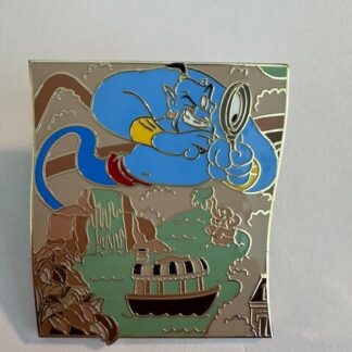 DL Genie Flying Over Jungle Cruise Pin’venture Puzzle Aladdin Disney Pin (A4)