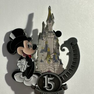 DLP DLRP Disney Paris 30th Grand Opening Mickey Mouse Castle Disney Pin G1