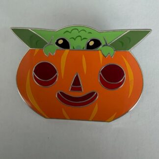DLP Grogu Star Wars Mandalorian Halloween Jack-o-Lantern 2022 Disney Pin F9