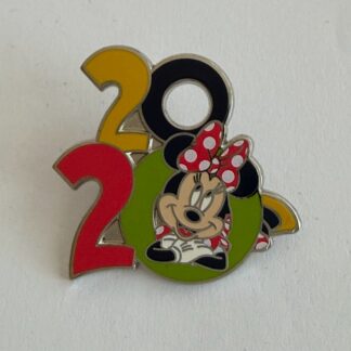 DLP - Minnie 2020 Numbers Paris Booster Disney Pin A9