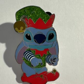 DLP - Stitch Dressed as Santa's Elf - Christmas 2025 Paris Disney Pin G1