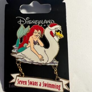 DLR 12 Days Of Christmas Collection 2004 Seven Swans Of Swimming Disney Pin (B)