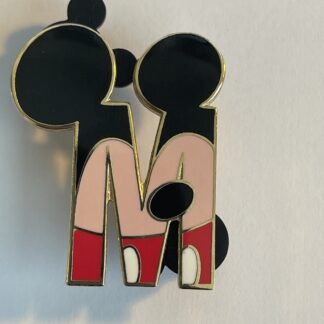 DLR - Cast Exclusive ''Cast Member'' 10 Pin Framed Set Mickey "M" Letter Pin B1