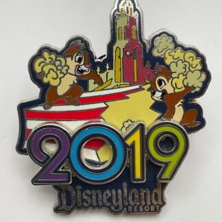 DLR Chip and Dale 2019 Pin Disneyland Popcorn E0