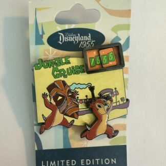DLR Dateline Disneyland 1955 55 Years Jungle Cruise Chip Dale Disney Pin (B)