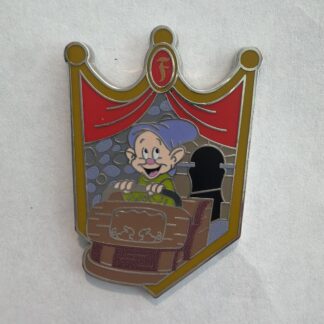 DLR Dopey Snow White's Enchanted Wish - Fantasyland - Mystery 2024 Disney Pin G1