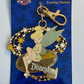 DLR Magical Milestones 2005 LE Lanyard Medal Tinker Bell Peter Pan