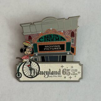 DLR - Main Street Cinema - 65 Years of Magic 2020 Minnie Disney Pin G7