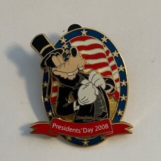DLR President’s Day 2008 Goofy As Abe Lincoln Disney Pin LE (A2)