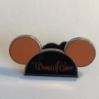 DLR World Of Color Mystery Collection Orange Earhat Chaser Disney Pin LE (B8)