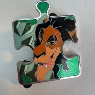 DS Character Connection Villains Puzzle Piece Limited Edition 95 Scar Pin (D9)