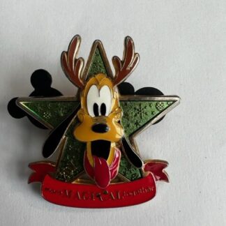 DS Christmas 2017 More Magical Together Pluto Star Disney Pin (C2)