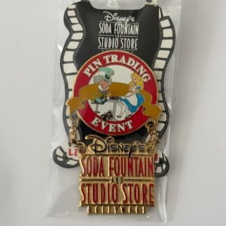 DSF DSSH Alice & Mad Hatter - Pin Trading Event - Logo  2013 LE 300 Disney Pin B