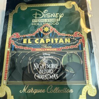 DSSH DSF Nightmare Before Christmas Marquee  Silhouette Disney Pin LE 300 B